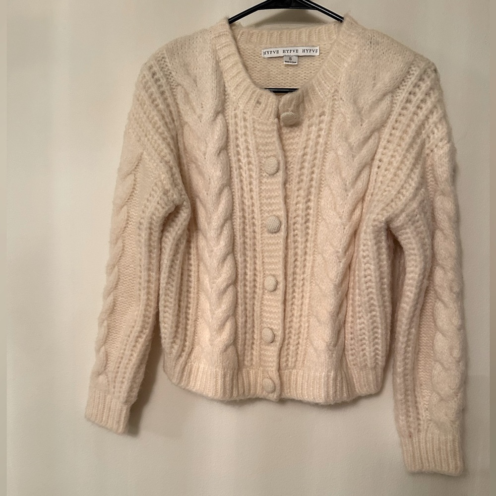 HYFVE Button Up Knit Sweater